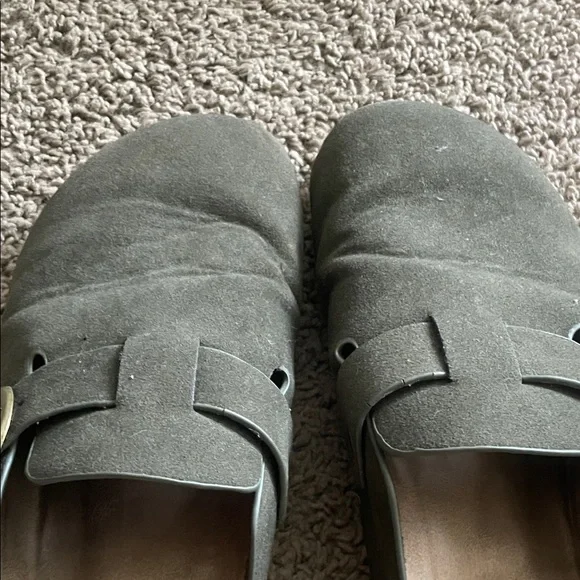Maurices Olive Green Buckle Clogs - Picture 3 of 4